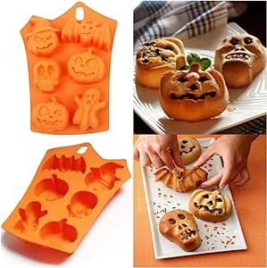 Pumpkin Shaped Cake, Halloween Pumpkin Cake, Pumpkin Mold, Thanksgiving Cupcakes, Halloween Mold, Labu Halloween, Pudding Mold, Formy Silikonowe, Halloween Baking