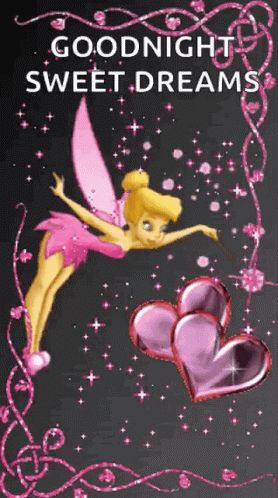 Goodnight Sweet Dreams, Lol Funny, Tinker Bell, Sweet Dreams, Animated Gif, Good Night, Gif