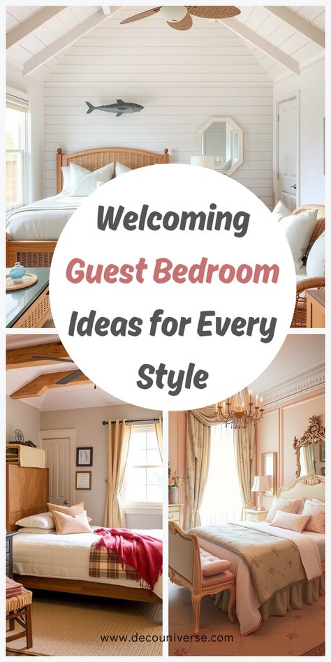 Set up the perfect guest room with these tips! These 15 ideas bring comfort, charm, and style to any guest bedroom. Bold Bedding, Guest Room Furniture, Guest Room Essentials, Guest Bedroom Ideas, Cozy Guest Rooms, Fall Bedroom Ideas, Cozy Christmas Living Room, Cozy Fall Bedroom, Budget Bedroom