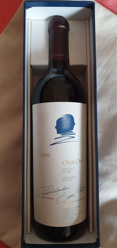 Opus One, Napa Valley, 1999. Opus One Wine, Sangria Bottle, Opus One, Red Wine Sangria, Wine Recommendations, Red Wine Bottle, Drink Ideas, Napa Valley, French Art