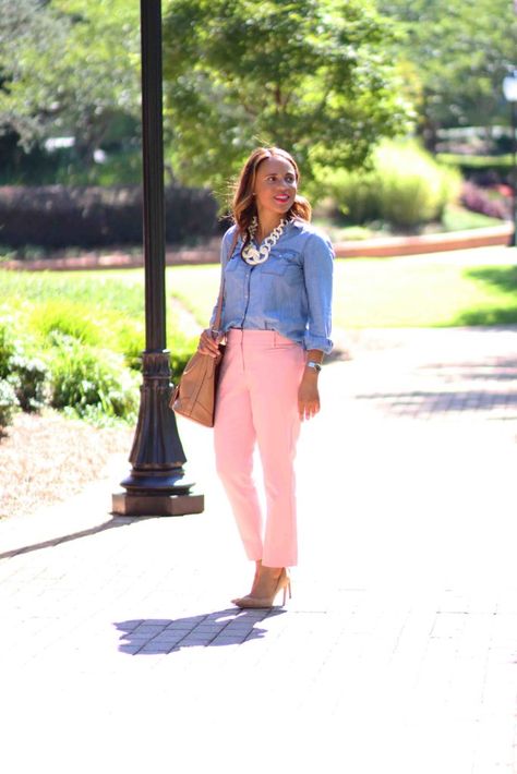 Blush Pink Pants Outfit, Blush Pants Outfit, Crop Pants Outfit, Cropped Pants Outfit, Pink Pants Outfit, Blush Pants, Pants Outfit Fall, Pink Pants, The Nines