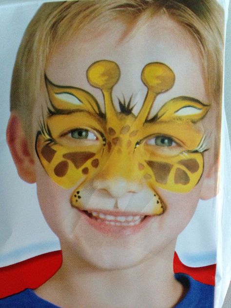 Giraffe Make Up, Animal Face Paintings, Face Painting Tips, Face Painting For Boys, Girl Face Painting, Drawing Videos For Kids, Face Painting Tutorials, Face Painting Easy, Kids Face Paint