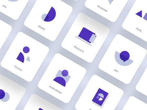 Icon Design by Faizur Rehman on Dribbble Website Icons Design, Geometric Icons, Case Study Design, Ios App Design, Icon Set Design, Icon Design Inspiration, Flat Design Icons, Icon Style, Brand Icon