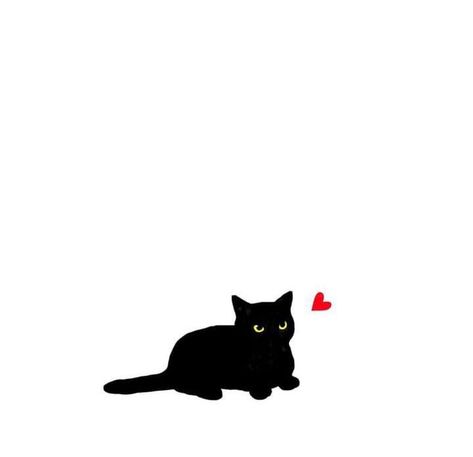 Animated Black Cat, Simple Cat Tattoo, Line Art Simple, I Miss My Cat, Cat Tattoo Ideas, Black Cat Drawing, Black Cat Tattoos, Cat Tat, Cat Tattoo Designs