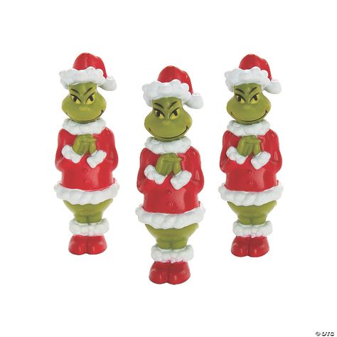 Dr. Seuss™ The Grinch Toys - 12 Pc. | Oriental Trading Grinch Party Favors, Grinch Toys, Yankee Swap, Elephant Game, White Elephant Game, Gift Exchange Games, Headband Crafts, Grinch Party, Popular Toys