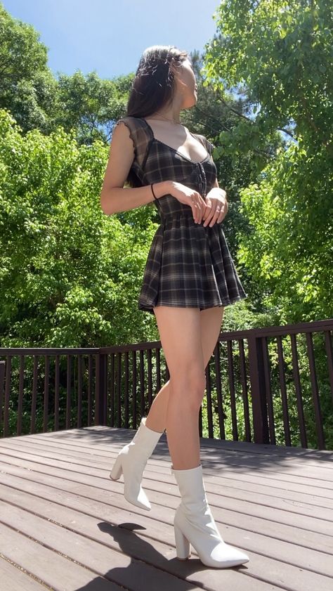 Urban Outfitters Romper, Plaid Dress, Latest Styles, Playsuit, Latest Fashion, Night Out, Urban Outfitters, Rompers, Plaid