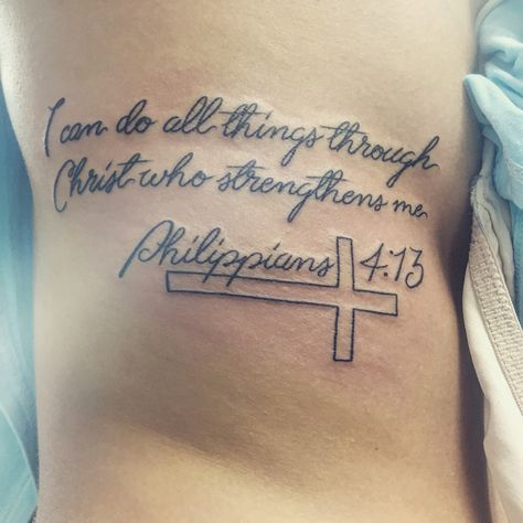 Phillipians 4 13 Tattoo Ideas Men, Philippians 1:6 Tattoo, Phillipians 4 13 Tattoo Design, Philipians4:13 Tattoo, I Can Do All Things Through Christ Tattoo, Cross On Wrist, Faith Tattoos, Birthday Tattoos, 13 Tattoo