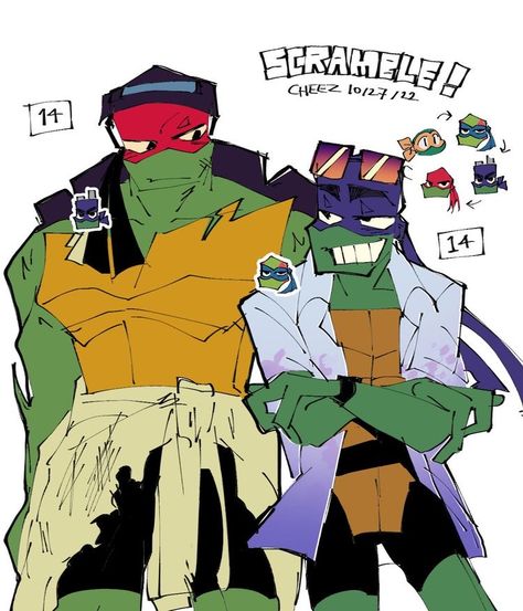 Donnie And Raph, Tmnt Characters, Tmnt Comics, Teenage Mutant Ninja Turtles Artwork, Teenage Mutant Ninja Turtles Art, Tmnt Artwork, Ninja Turtles Artwork, Tmnt Art, Teenage Ninja