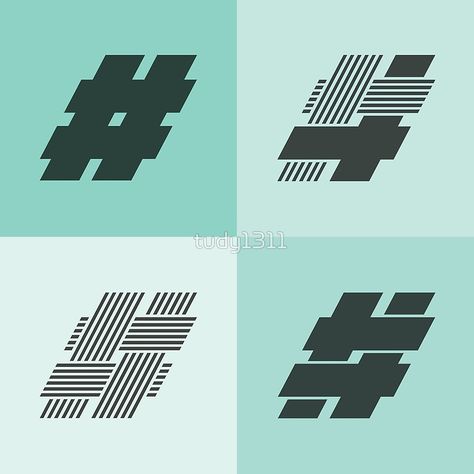 Hashtag Design Typography, Arrow Design Graphic, Hashtag Logo, Berber Tattoo, Instagram Pattern, Paper Logo, Furniture Logo, Logo Art, Arrow Design