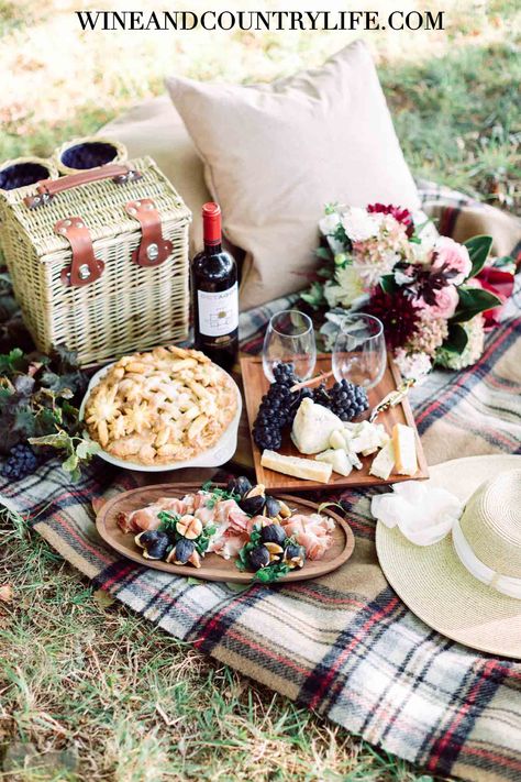 Learn how to pack the perfect wine picnic with pairing tips, a packing list, and fashion advice. Find more tips for embracing the Virginia Wine Country lifestyle one Wine & Country Life. wine picnic, virginia wine country, outdoor wine picnic, winery picnic, winery picnic food ideas, vineyard picnic, picnic pairings, wine picnic pairings, wine picnic ideas. Winery Picnic, Vineyard Picnic, Wine Picnic Basket, French Picnic, Wine Picnic, Virginia Wine Country, Charcuterie Spread, Picnic Accessories, Picnic Aesthetic