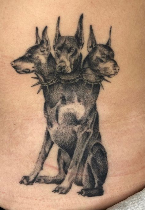 Dog Barking Tattoo, Scary Dog Tattoo, Hell Hound Tattoo, Three Headed Dog Tattoo, Cerebus Dog Tattoo, Realistic Dog Tattoo, Two Headed Dog, Cerberus Tattoo, Maxi Dress Summer Casual