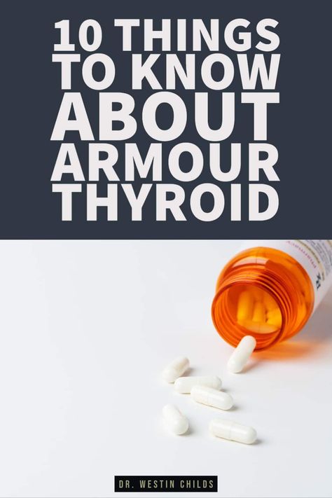 Are you interested in using Armour thyroid? If so, here are 10 things you should know BEFORE using it. Armour thyroid is a thyroid medication that falls into the class of natural desiccated thyroid or NDT thyroid medication for short. Armour thyroid is one of the better thyroid medications (though not the best) compared to other medications such as Nature-throid, NP thyroid, and WP thyroid. Learn what sets Armour thyroid apart, who should use it, and how to use it correctly here. Dr Childs, Low Thyroid Remedies, Healing Water, Thyroid Remedies, Thyroid Healing, Low Thyroid, Hashimotos Disease, Thyroid Medication, Healing Waters