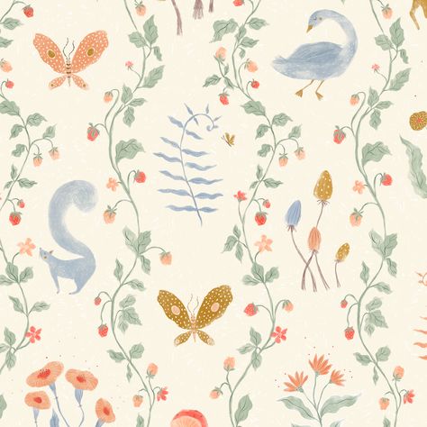 Small Nursery Wallpaper, Colorful Nursery Wallpaper, Fun Nursery Wallpaper, Cute Nursery Wallpaper, Whimsical Nursery Wallpaper, Fun Kids Wallpaper, Children’s Wallpaper, Girls Nursery Wallpaper, Toddler Girl Wallpaper