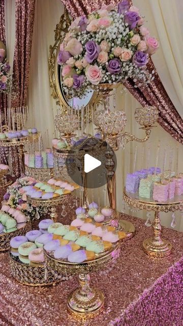 CANDY TABLE, FLORIST, DESIGNER & RENTALS on Instagram Quince Desert Table, Pink Quince Dessert Table, Quince Candy Table Ideas, Quincenera Candy Tables, Treat Table, Quince Dessert Table, Quince Mexican Candy Table, Mexican Candy, Candy Table