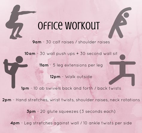 Exercises To Do While Studying, At Work Exercises The Office, Workouts For Office Workers, At Desk Workout The Office, Exercises To Do At Your Desk Office Workouts, Workout In Office, Exercises You Can Do At Work, Standing Workout At Work, Exercises For Desk Jobs