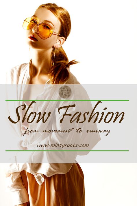 Heard this word "slow fashion" but don't know what it is? or Curious to know how slow fashion started and how it reach to runway. All your answer is here checkout what's and how's of slow fashion. #sustainablefashion #slowfashionmovement #runway #newtrend #slowfashion Slow Fashion Movement, Fashion Industry, Newest Trends, Ethical Fashion, Fast Fashion, Trending Now, New Trends, Slow Fashion, In Fashion