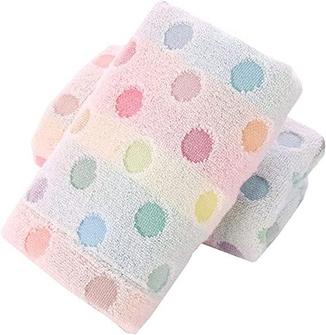 Amazon.com: Pidada 100% Cotton Hand Towels Colorful Polka Dot Pattern Soft Absorbent Towel for Bathroom 13.4 x 30 Inch Set of 2 (Beige) : Home & Kitchen Pastel Home Decor, Egyptian Cotton Towels, Decorative Hand Towels, Cotton Hand Towels, Decorative Towels, Guest Towels, Polka Dot Pattern, Modern Pattern, Cotton Towels