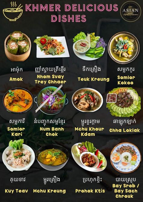 Southeast Asian Food, Khmer Food Recipe, Cambodian Food Recipes, Cambodian Dishes, Cambodian Desserts, Khmer Recipes, Cambodian Recipes, Cambodian Cuisine, Cambodia Food