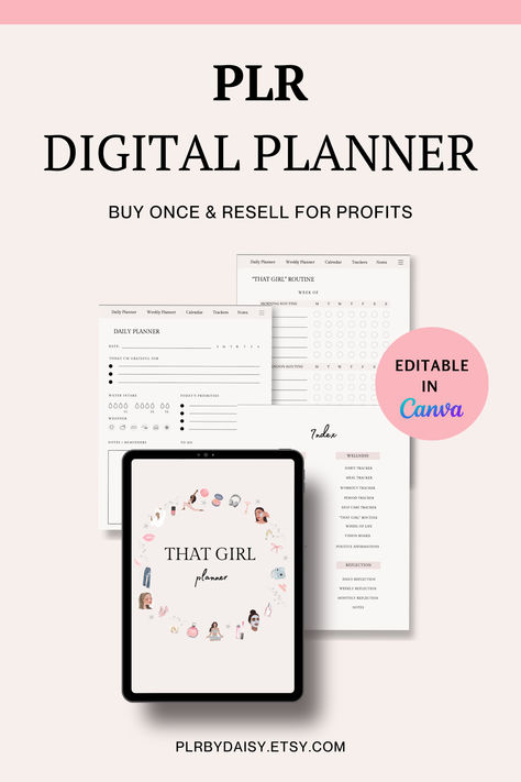 PLR Digital Products and digital planners you can resell as your own & keep 100% of the profit to make passive income online! ✔ Professionally designed digital products that are easy to use and actually convert to sales…we did all the work so you don’t have to! #plrdigitalproducts #plrhustle #plrplanners #digitalproductstosell #digitalproductstosellonetsy #digitalproductideas #digitalproductstosellonline #plr #digitalplannertemplate #digitalplanner #doneforyoudigitalproducts Plr Digital Planner, Plr Digital Products, Create Digital Planner, Good Notes Digital Planner, Android Digital Planner, Digital Planner Canva, Sell Canva Templates, Goodnotes Aesthetic, Pink Digital Planner