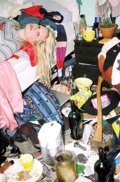 Girls have really messy rooms. Fact. Photographer Maya Fuhr investigates Messy Bedroom, Female Of The Species, Shotting Photo, Wild Girl, Messy Room, I'm With The Band, Girls Rules, A Level Art, Documentary Photography