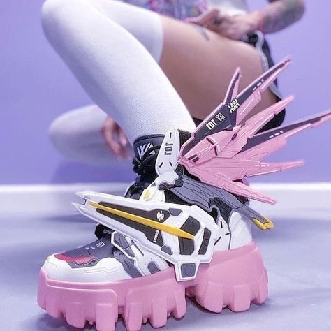 Cyberpunk Aesthetic, Cyberpunk Fashion, Futuristic Fashion, Character Outfits, Mode Inspiration, Cute Shoes, Aesthetic Clothes, Cyberpunk, Pretty Outfits