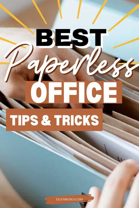 Check out these paperless office tips if you're like to reduce paper waste. Learn more about how to get started with the paperless process for all your documents. Office Paperwork, Paperless Office, Office Tips, Document Management System, Document Management, Accounts Payable, Paper Clutter, Online Calendar, Document Storage