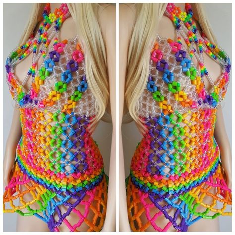 Kandi Clothing, Kandi Outfits, Kandi Clothes, Kandi Top, Kandi Skirt, Kandi Corset, Kandi Harness, Kandi Core, Kandi Cuff With Perler