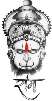 Hanuman ji tattoo, a very positive tattoo idea Hanuman Ji Tattoo, Hanuman Tattoo, Ram Tattoo, Tattoo Love, Body Tattoo, Hanuman Ji, Lord Hanuman, Tattoo Idea, Tattoo Design