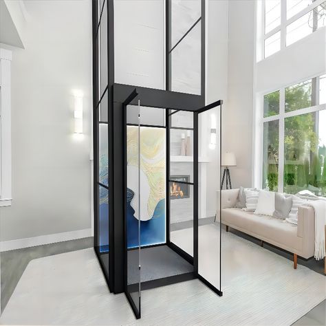 Elevator For Home, Residential Elevator, Home Elevator, Home Lift, House Lift, Luxury Modern Homes, House Elevation, House Extensions, Home House