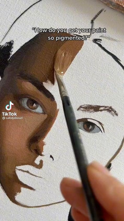 Handmade Portrait, 얼굴 드로잉, Painting Art Lesson, Art Painting Gallery, Kraf Diy, Painting Gallery, Amazing Art Painting, Art Inspiration Painting, Painting Art Projects