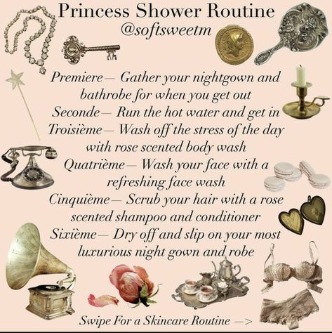 Aphrodite Aesthetic, Romantic Academia, Etiquette And Manners, Act Like A Lady, Classy Aesthetic, Pink Girly Things, Rose Scented Products, Shower Routine, Princess Aesthetic