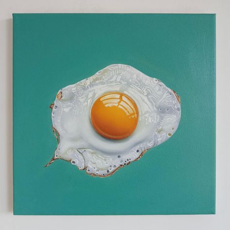 EGG DROP! 🍳 Happy Fryday! We've just released a new batch of original fried egg oil paintings, available via the website... Turquoise - 30 x 30 cm - Available Black Split Yolk - 30 x 30 cm - Sold Brat Green - 20 x 20 cm - Sold Clear Blue - 20 x 20 cm - Sold Mellow Yellow - 15 x 15 cm - Sold Pink - 15 x 15 cm - Sold IMPORTANT! The eggs in this batch will be ready to ship from 23rd August, apart from the black which needs a bit longer to dry and will be good to go from 30th August! All... Brat Green, Egg Drop, Painting Inspo, Daily Painting, Edible Art, Pop Artist, British Artist, Fried Egg, Mellow Yellow