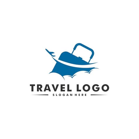 Travel Logo Design, Strategic Management, Travel Logo, App Logo, Travel App, Logo Design Template, Design Template, Premium Vector, Graphic Resources