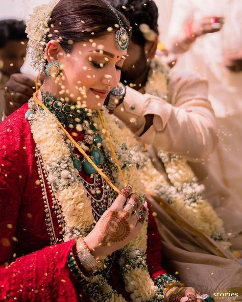 Nayanthara & Vignesh Shivan Are Married - Check Out The Beautiful Photos | WedMeGood South Indian Mangalsutra, Vignesh Shivan, Indian Wedding Poses, Indian Marriage, Marriage Photos, Tamil Wedding, South Indian Weddings, South Indian Wedding, Indian Wedding Photography