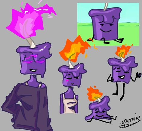 Candle Ii Fanart, Candle Inanimate Insanity, Candle Shrine, Inanimate Insanity Fanart, Candle Ii, Ii Fanart, Candle Pics, Candle Board, Inanimate Insanity