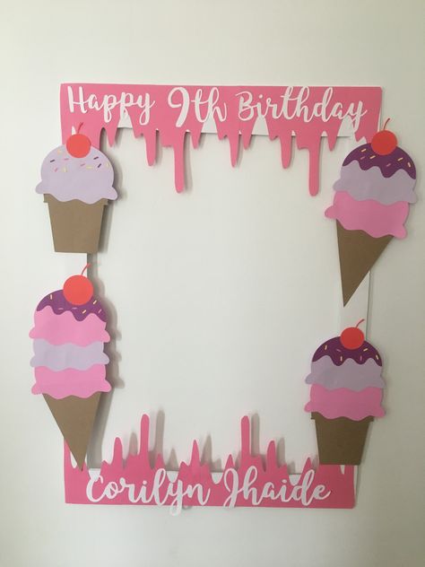 4th Birthday Party Ideas, Candy Theme Decorations, Ice Cream Birthday Party Theme, Ice Cream Party Theme, Candy Theme Birthday Party, Ice Cream Decorations, Candy Land Birthday Party, 4th Birthday Party, Ice Cream Birthday Party