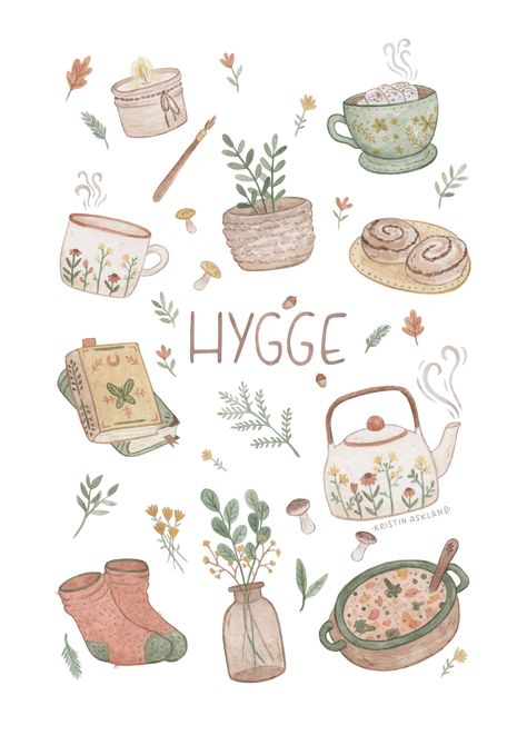 Hygge Art, Aesthetic Oc, Arte Doodle, Desain Buklet, Posca Art, Arte Sketchbook, Art Et Illustration, Art And Illustration, Journal Stickers