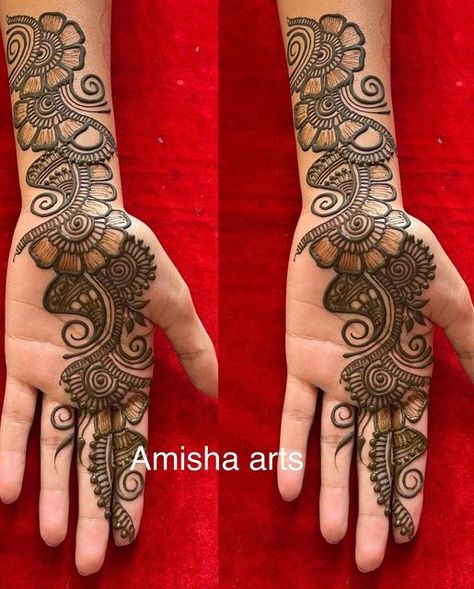 Back Hand Mehendi Arabian, Mehndi Arebic Simple, Full Hand Mehndi Arabic Designs, Arebic Mehandi Full Hand Simple, Aarbin Mehndi, Simple Arabian Mehndi Design, Arabic Henna Designs Back Hand Full, Arebic Mehandi Design Front Hand, Easy Arebic Mahendi Designs Latest