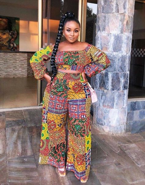 Afro Design, Fashion Ankara Styles, Ankara Pants, Graduation Board, Jumpsuit Styles, Ankara Styles For Women, Beautiful Ankara Styles, Grass Fields, Trendy Ankara Styles