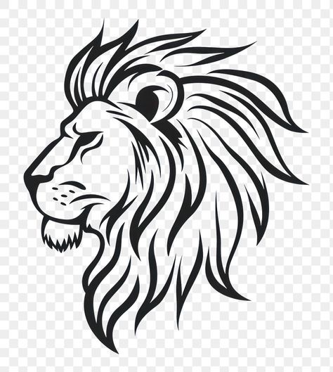 Lions Head Drawing, Lion Couple Drawing, Lion Clipart Black And White, Lion Sketch Simple, Lion Drawing Sketches, Head Drawing Sketch, Simple Lion Drawing, Lion Line Drawing, Lion Drawing Easy