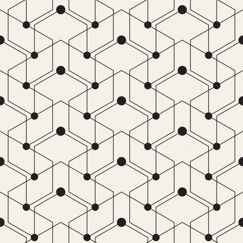 https://www.freepik.com/free-vector/geometric-pattern-with-lines-and-dots_1086722.htm Lines And Dots, Minimal Patterns, Geometry Pattern, Geometric Pattern Design, Stencil Pattern, Graphic Design Pattern, Honeycomb Pattern, Dots Design, Design Patterns