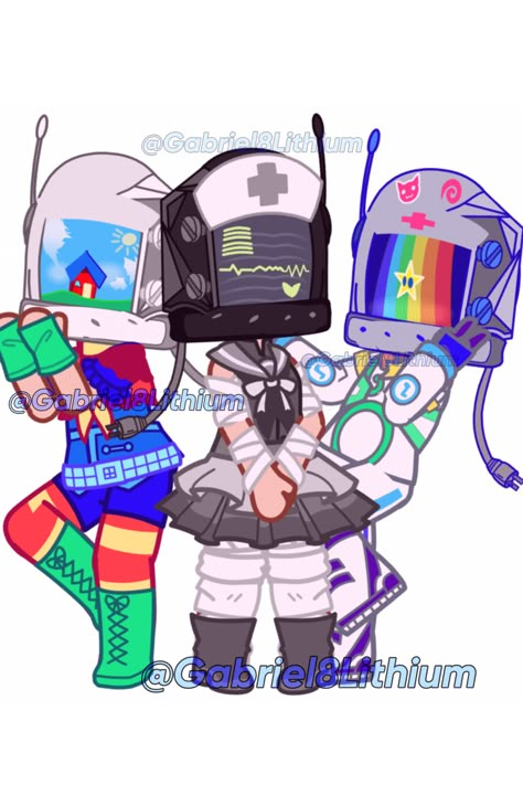 Do not copy or steal! Save=follow, optional but appreciated! #gacha #oc #design #gachaclub #gachalife #weirdcore #oddcore #dreamcore Tv Head Gacha Club, Object Head Gacha Club, Dreamcore Gacha Club Outfits, Weird Core Gacha Club Outfits, Weirdcore Oc Art, Weirdcore Gacha Oc, Weirdcore Oc Ideas, Gacha Oc Design, Kidcore Gacha