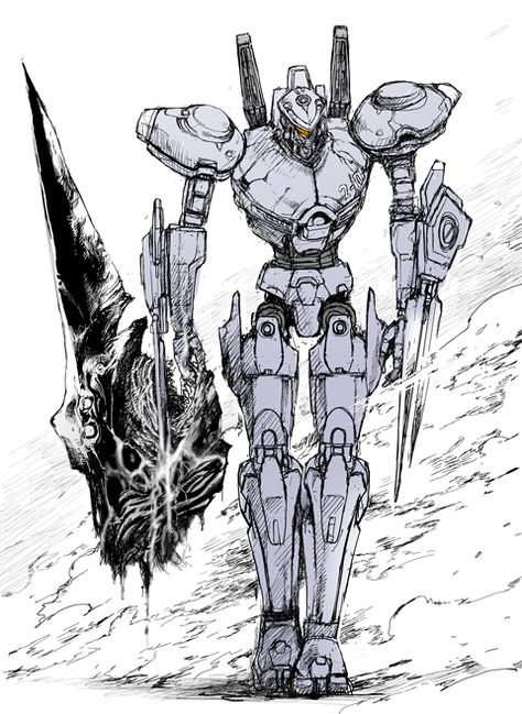 Pacific Rim Fan Art Yeager Pacific Rim, Pacific Rim Sketch, Pacific Rim Jaeger Fan Made, Pacific Rim Drawing, Pacific Rim Kaiju Art, Newmann Pacific Rim Fan Art, Pacific Rim Concept Art, Pacific Rim Jaeger Concept Art, Pacific Rim Jaeger Oc