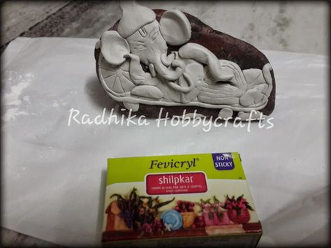 Hobby Crafts :): Shilpkar (M - Seal ) Ganesha M Seal Art Crafts, Hobby Ideas, Lord Ganesha, Art Crafts, Hobbies And Crafts, Ganesha, Color Me, Arts And Crafts, Statue