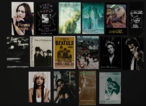 Apple Boards, Alternative Music Posters, Posters Artists, Sims 4 Cc Goth, Boards Of Canada, Echo And The Bunnymen, Goth Music, Fiona Apple, Jeff Buckley