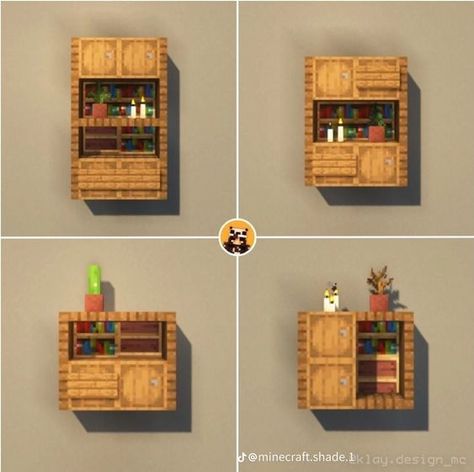 Minecraft House Decorations Outside, Mc Storage House, Minecraft Supermarket Interior, Easy Minecraft Kitchen, Kitchen Idea Minecraft, Small Living Room Minecraft, Outdoor Kitchen Minecraft, Minecraft Cozy Kitchen, Minecraft Interior Design Storage