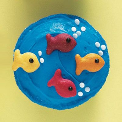 Easy Cupcakes Decoration, Sea Cupcakes, Cupcakes Design, Fishing Cupcakes, Cupcake Wars, Creative Cupcakes, Summer Birthday Party, Easy Cupcakes, Birthday Desserts