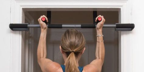 The Best Pull-Up Bars: Reviews by Wirecutter Pull Up Bar Door, Pull Up Grips, Doorway Pull Up Bar, Home Gym Machine, Muscle Abdominal, Pull Bar, Gym Machines, Bar Workout, Pull Up Bar