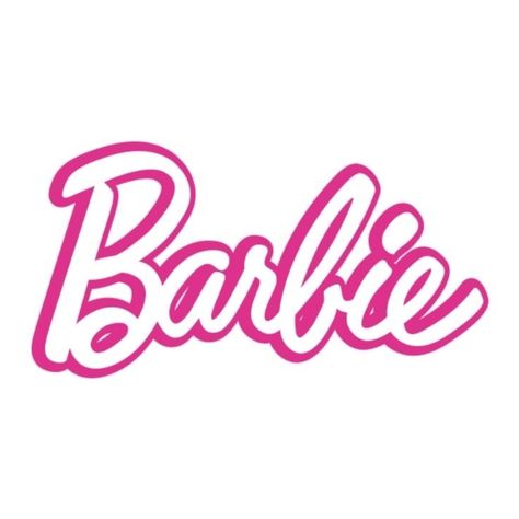 Barbie Scrapbook Ideas, Barbie Shirt Design, Barbie Typography, Barbie Font Letters, Barbie Letters, Free Svg Fonts, Barbie Svg, Barbie Font, Barbie Png