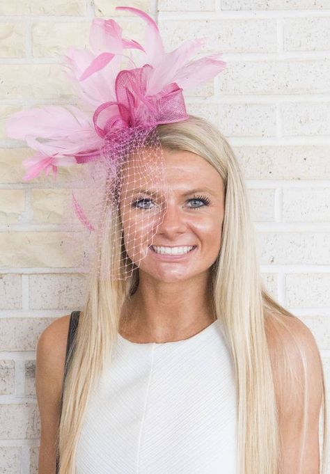 Kentucky Derby Party Attire, Kentucky Derby Headband, Diy Kentucky Derby Hat, Kentucky Derby Party Hats, Derby Hats Diy Ideas, Kentucky Derby Hats Diy, Derby Hats Diy, Derby Headband, Kentucky Derby Party Outfit